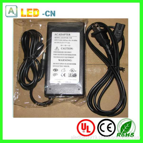 with Us Plug 12V 6A LED AC/DC Adapter